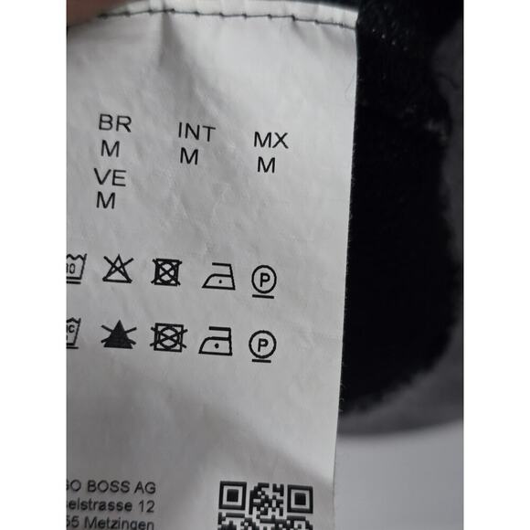 Hugo Boss Sweater Mens Adult Medium Distressed Gray Casual Preppy Casual Slim - Picture 6 of 7